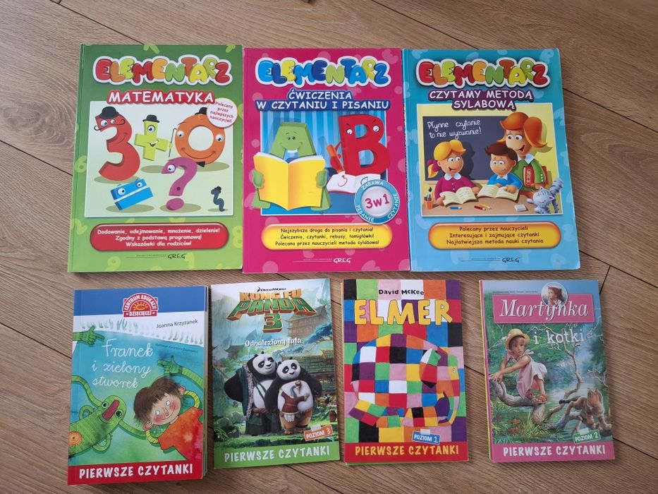 Sprzedam książki  do nauki czytania elementarz elementarze  – 19 szt