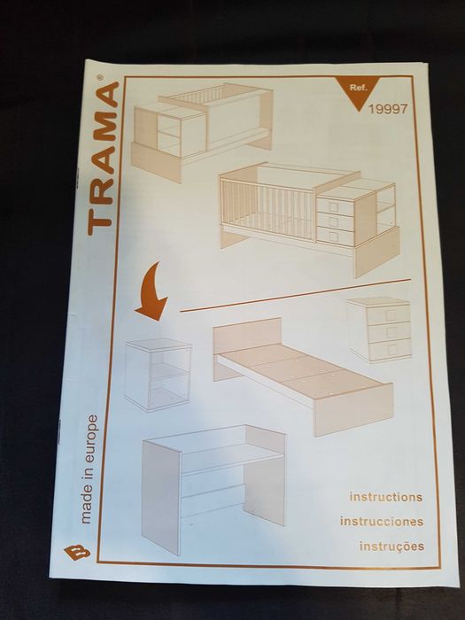 Cama transformável com gaveta