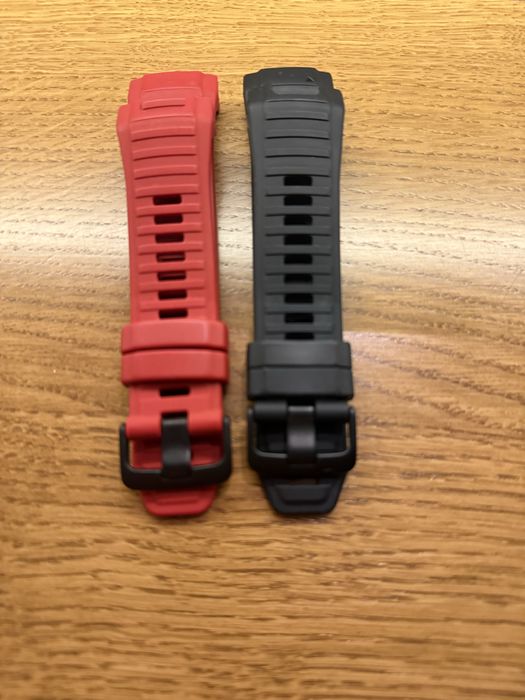 Pasek czarny i czerwony Garmin Instinc 2x Solar