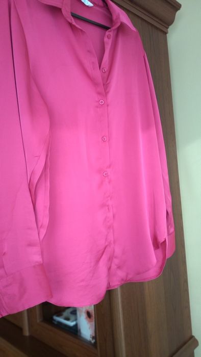 Elegancka bluzka koszulowa Primark 40 amarant