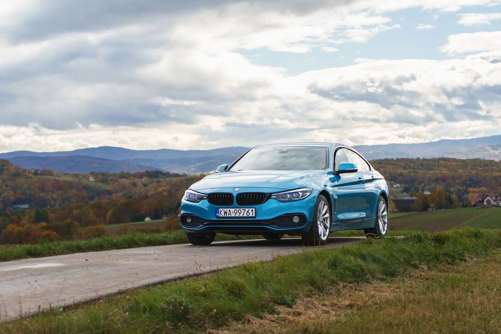 BMW Seria 4 Wyjątkowe BMW seria 4 coupe 420d xDrive , Hak automatyczny składany