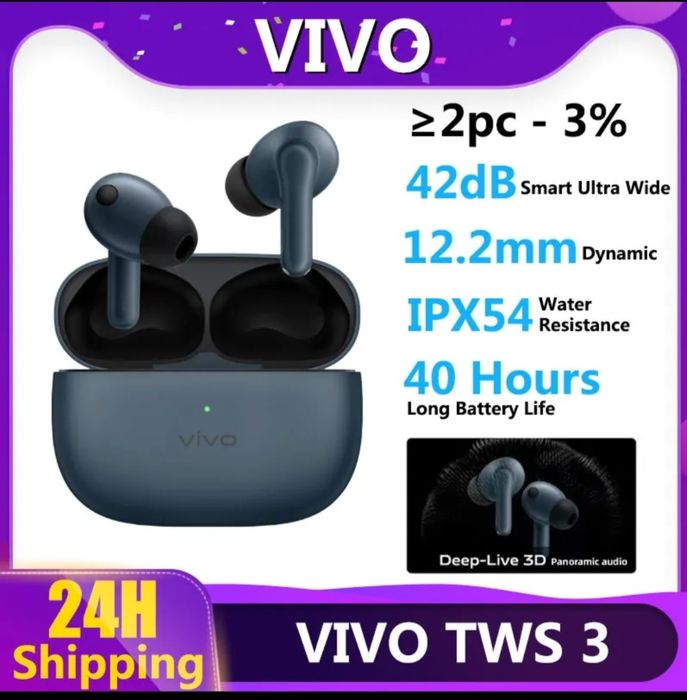 Наушники Vivo tws 3