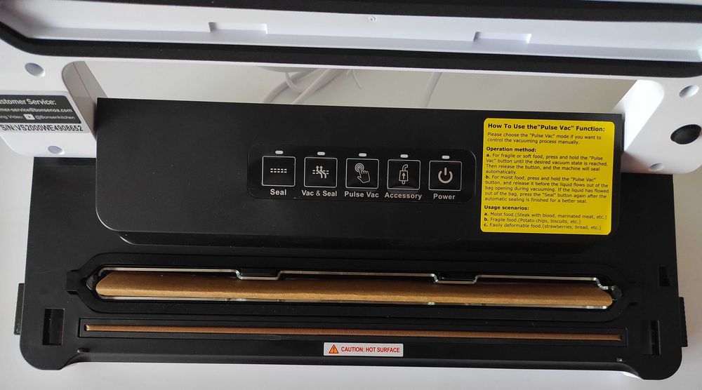 Zgrzewarka próżniowa Bonsenkitchen SV2000 plus worki