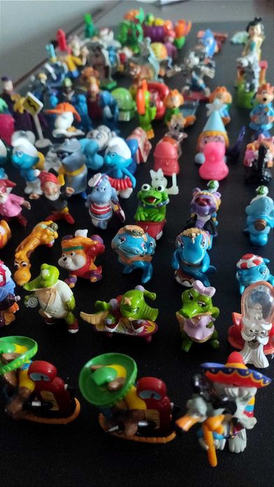 Mega Lote Figuras Kinder – Cerca de 115 Peças (Anos 90)