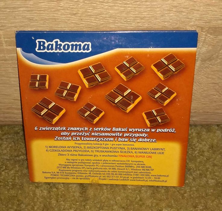BAKUŚ Bakoma Czekoladowa Przygoda / PC / PL /DB /