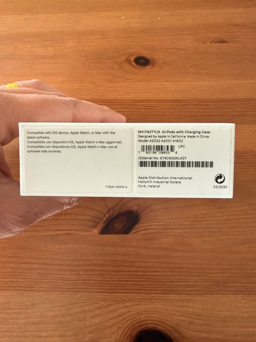 AirPods 2ª Geração Originais Apple + Caixa Completa