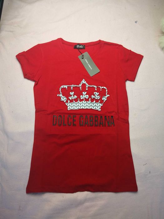 Koszulki damskie Dolce Gabbana Ralph Lauren tshirt kolory