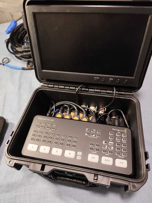 Kit Portátil Streaming - Blackmagic ATEM Mini Pro ISO