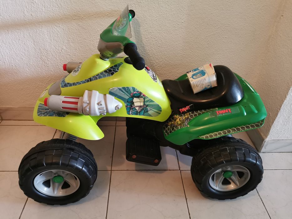 Moto Quatro Bateria (Tartarugas Ninja)