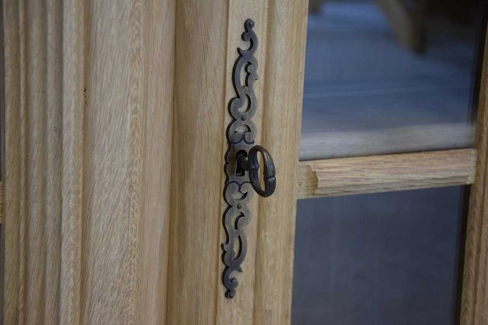 witryna wisząca dębowa - jak nowa