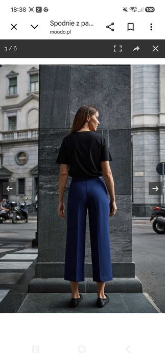 NOWE Spodnie granatowe L/XL modoo