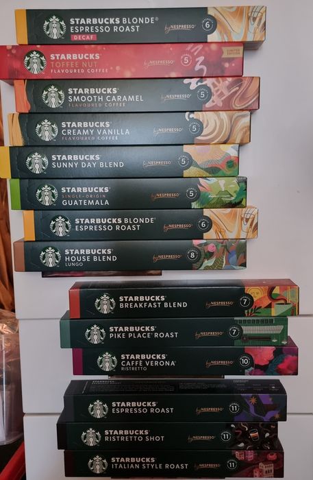 Кава в капсулах STARBUCKS для  NESPRESSO машин.