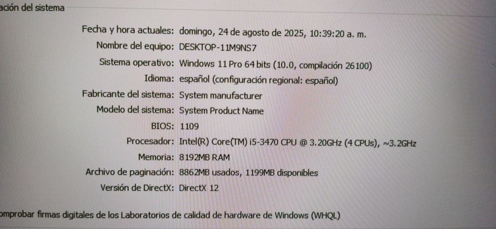 PC Intel core i5
