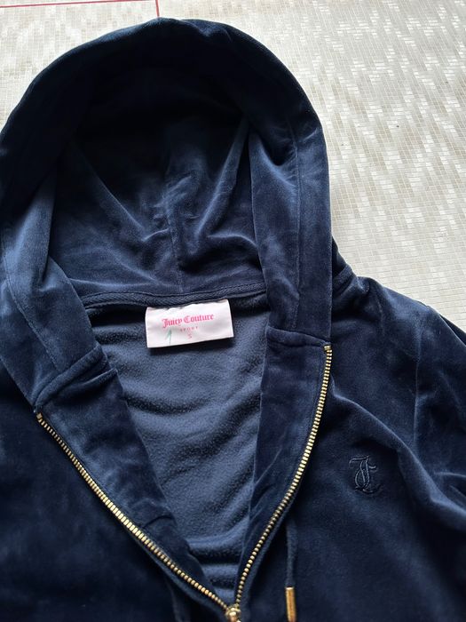 Juicy Couture Velour Logo Zip Hoodie худі оригінал вілюр велюр оригина