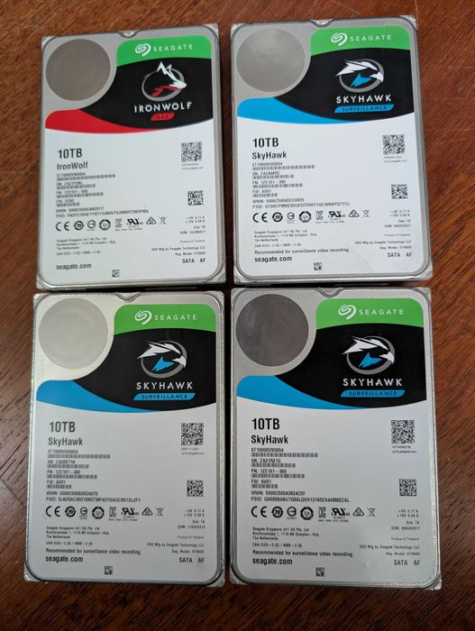 Жорсткий диск HDD 3.5 Seagate 10Tb SkyHawk/IronWolf