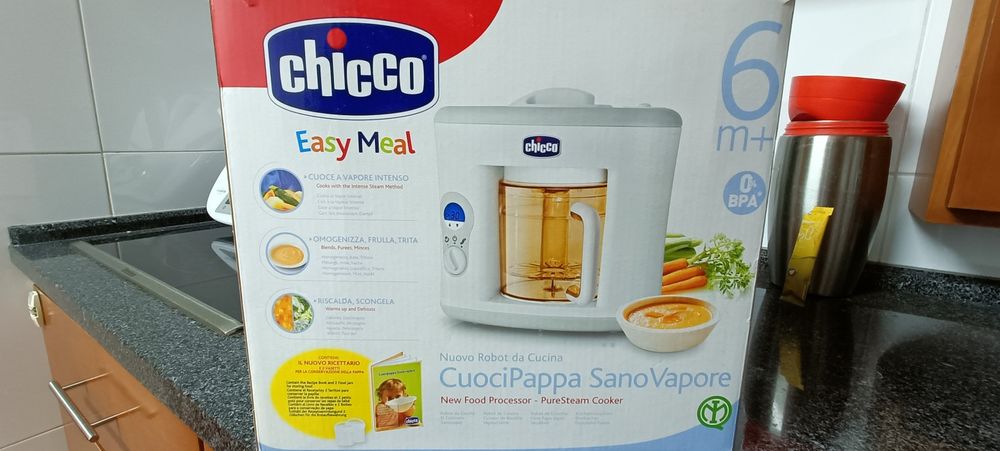 Robot de cozinha Chicco vapor saudavel