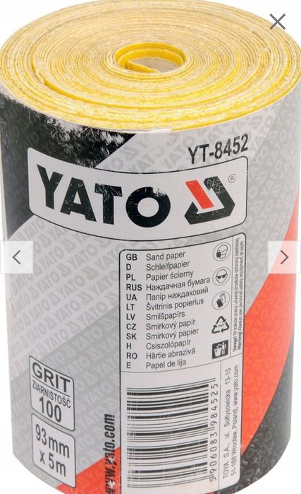 Papier ścierny Yato rolka