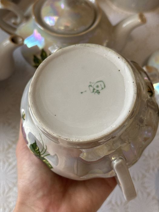 Сервіз велкиий чайник чашка цукорниця