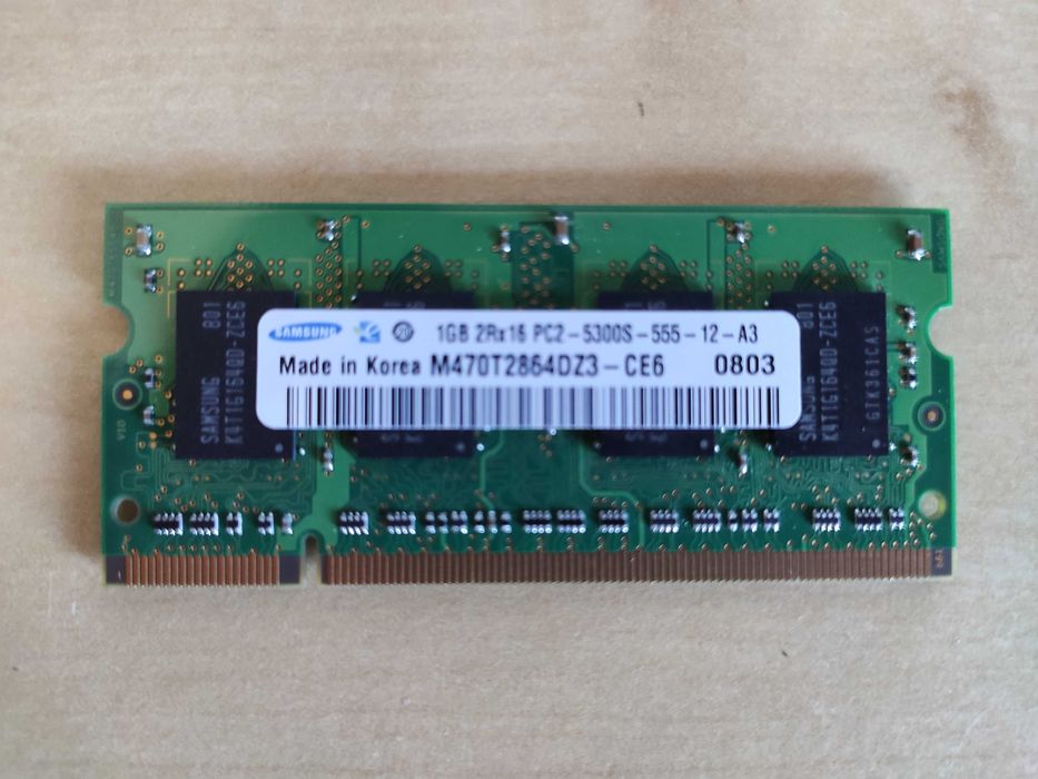 Samsung 1GB DDR2 667MHz (Memória de portátil, SO-DIMM)