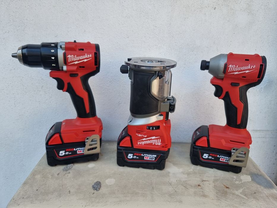 Nowe elektronarzędzia Milwaukee M18 +baterie