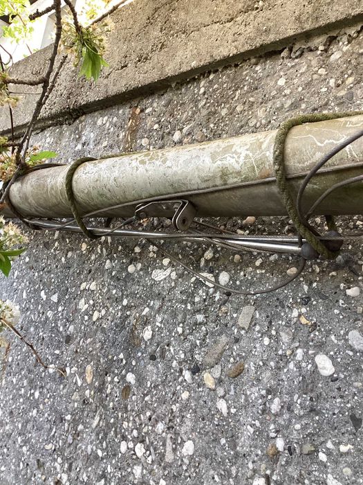 Maszt do grota z olinowaniem stalowym