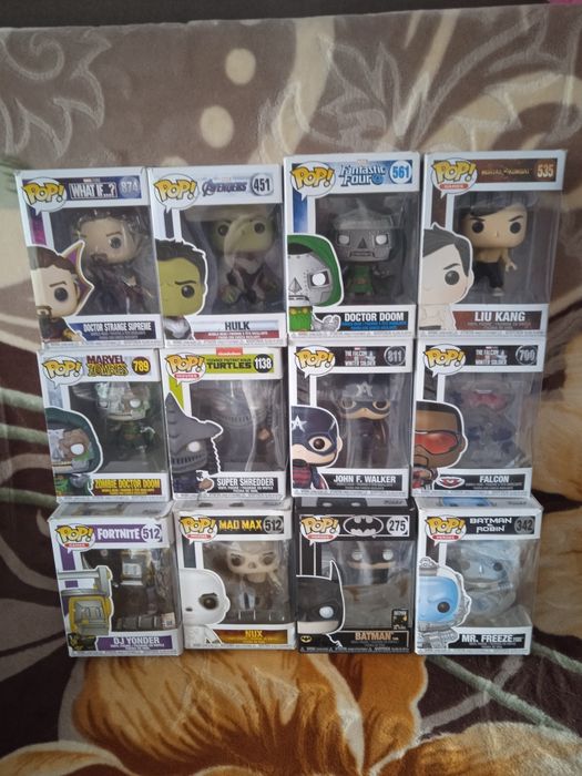 Оригинальные Фигурки Funko Pop: Marvel, DC Mortal Kombat