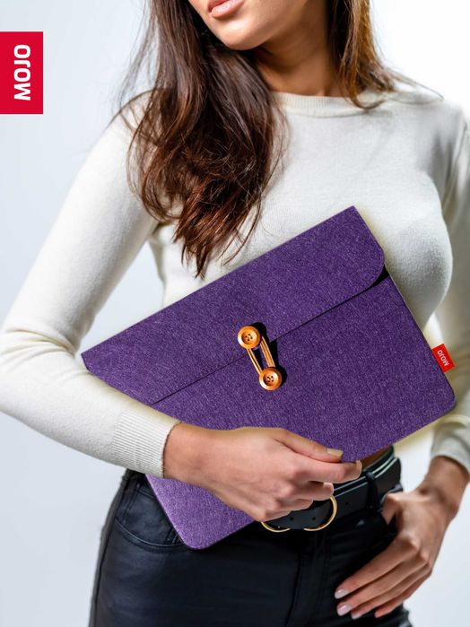 Bolsas Feltro 100% Orgânico para Laptop. Várias cores disponíveis.