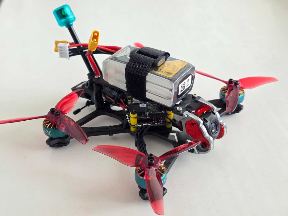 FPV дрон (квадрокоптер) AlfaRC Fi-3 O4 ELRS GPS, Цифра Art Link P1 або DJI O4