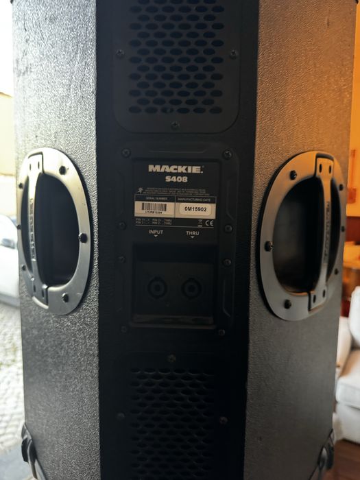 Colunas Mackie S408 PA Profissionais