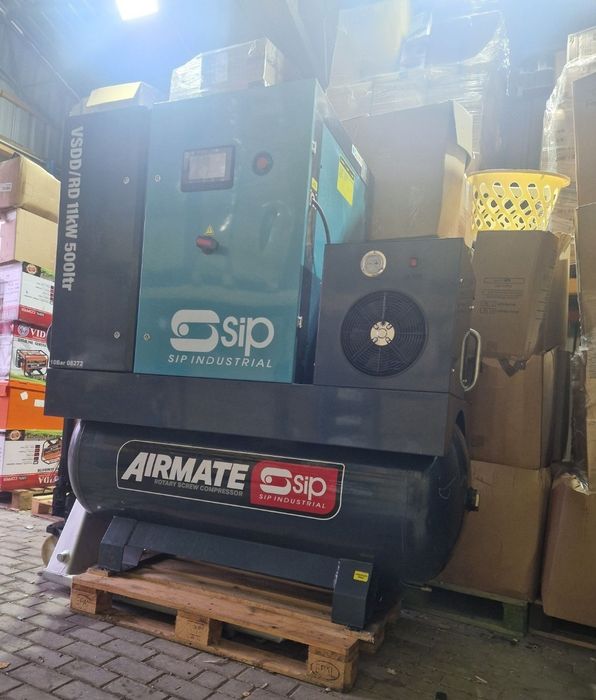 Kompresor  śrubowy SIP VSDD/RD 11kW 10bar 500ltr 400v