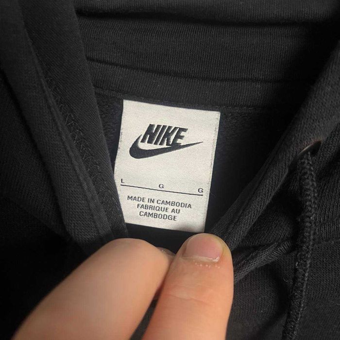 Худи nike L черная кофта