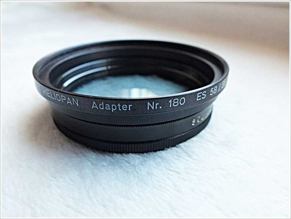 Komplet fotograficzny Filtr Soligor+Adapter Helioplan+Adapte