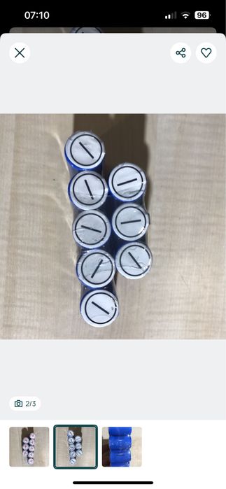 Conjunto 8 baterias recarregáveis 4/5 Sub C Ni-Mh 1.2V 2800mAh - Novo