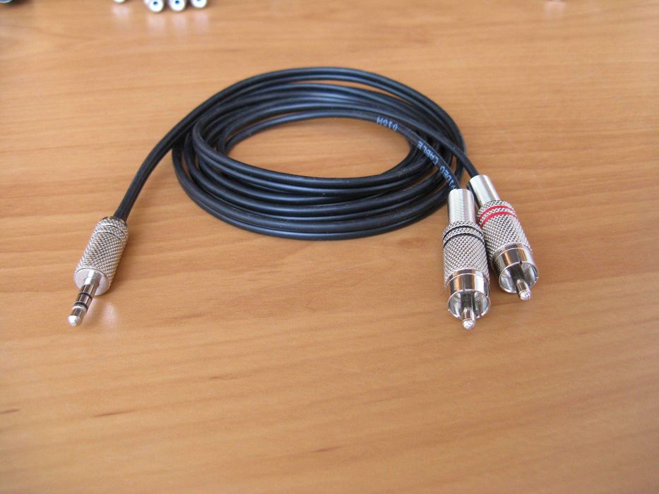 Кабель переходник mini jack 3.5 -din 5pin -rca