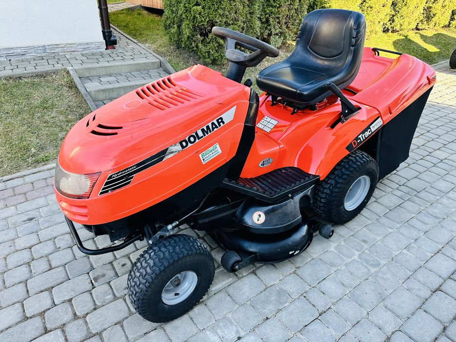 Traktorek kosiarka Dolmar Briggs 18,5 km pompa oleju kosz