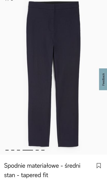 C&A Spodnie damskie 42 Casual granatowe