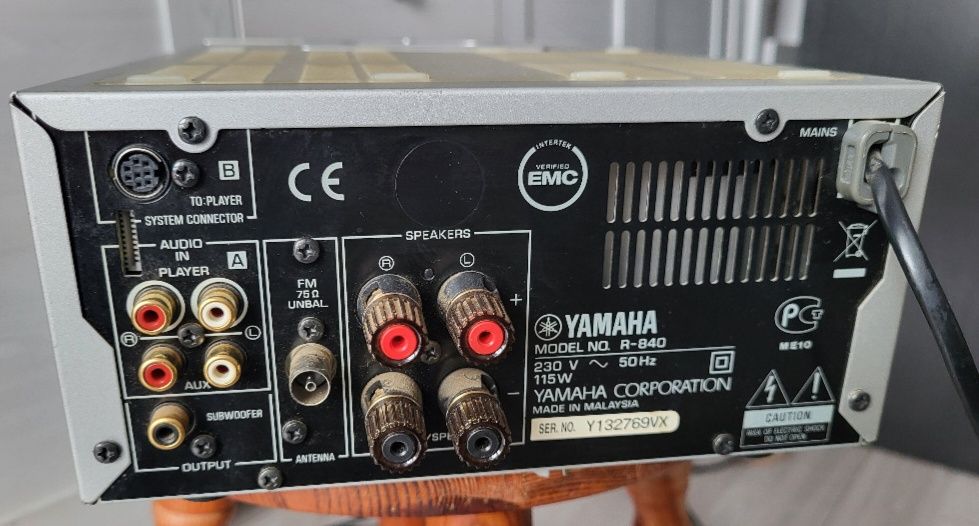 Wieża Yamaha MCR-940 Blue-ray BD-940, Bluetooth, DVD. R-840