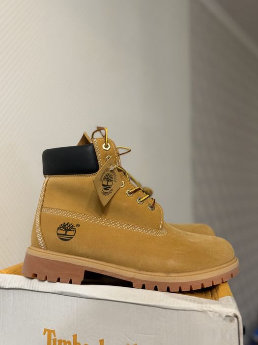 чоловічі черевики (чоботи) Timberland Premium 6-Inch Waterproof Boot Yellow 43-44 розмір, 27 см