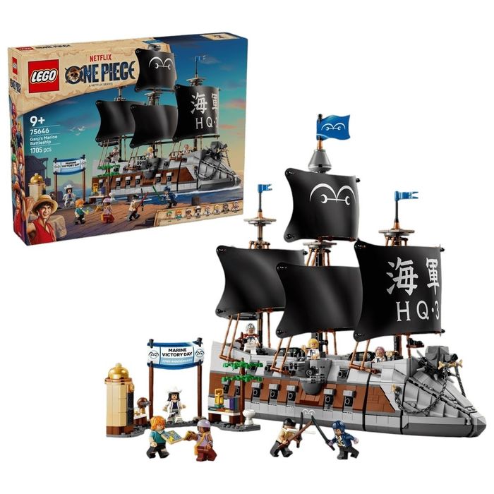 One Piece 75646 Морський лінійний корабель віцеадмірала Гарпа (Garp's Marine Battleship)
