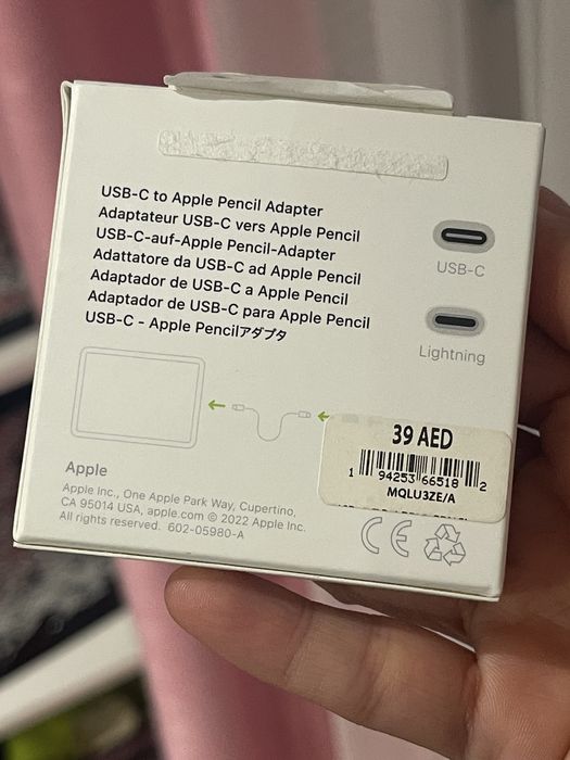 Адаптер для Apple Pencil Adapter Apple A2869 USB-C