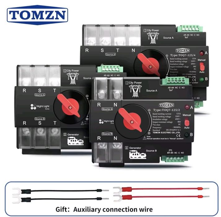 Автомат вводу резерву АВР     TOMZN  125А