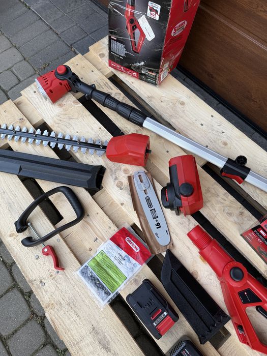 Nozyce / piła na wysiegniku aku 4ah einhell