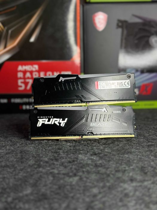 Оперативна пам'ять Kingston Fury Beast RGB DDR5 16GB (2x8) | МАГАЗИН | Гарантія 90 днів