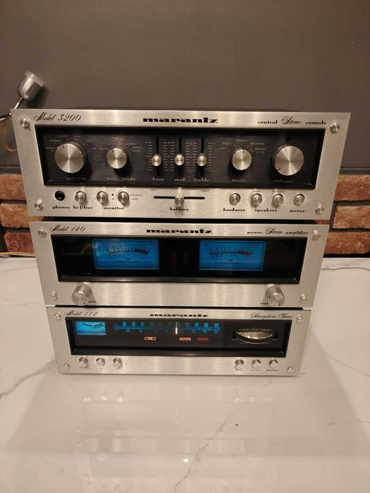 MARANTZ Model 140 + 3200 + 112 ! Przedwzmacniacz + końcówka mocy + tuner