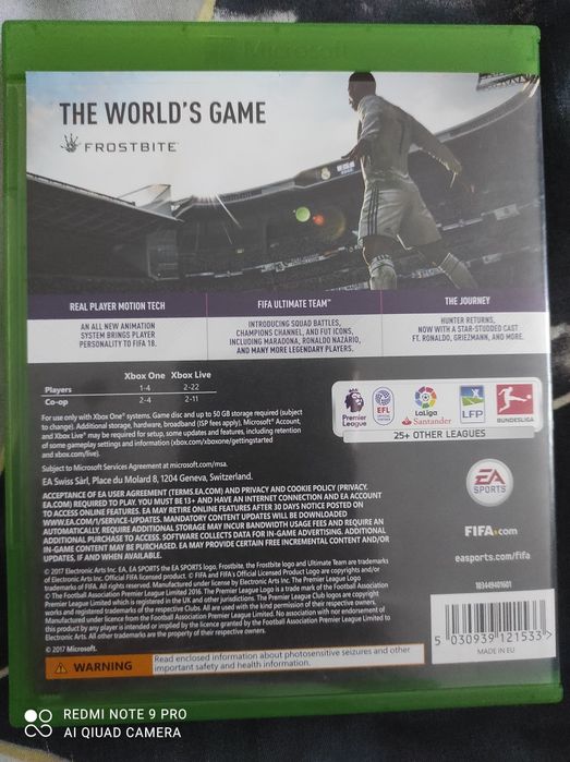 Gra FIFA 18 Xbox one