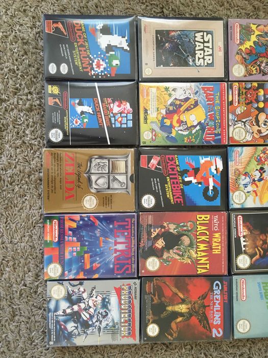 Consola nintendo nes super set, jogos e zapper