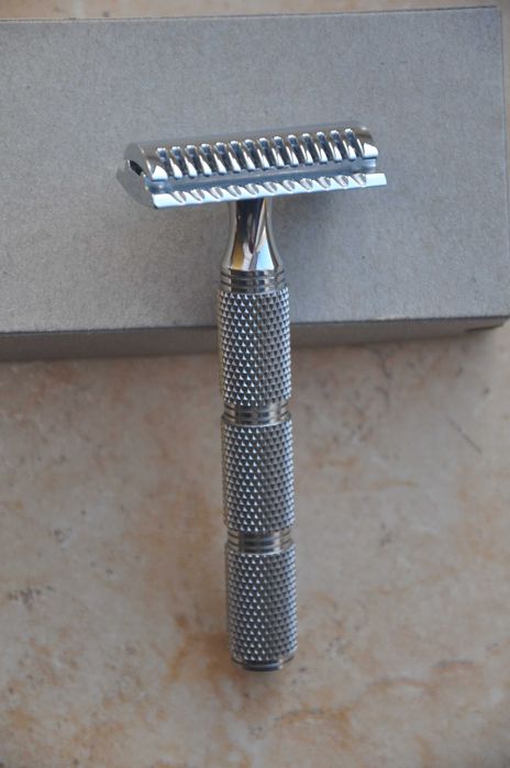 maszynka do golenia yaqi beast + rączka inox razorock super knurl