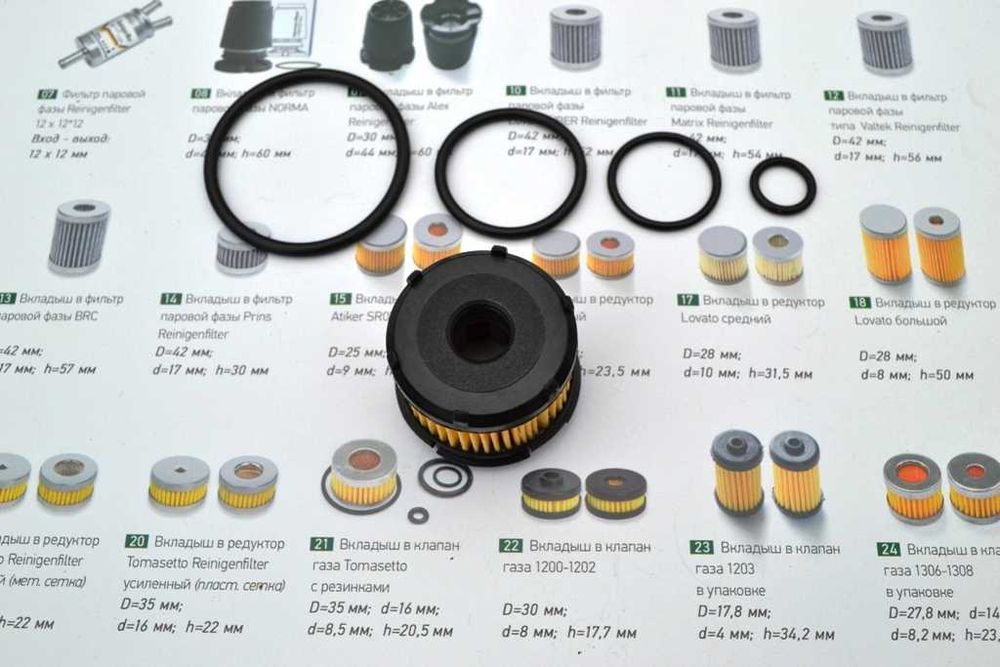 BRC. Фільтри, ремкомплекти, редуктора та багато іншого