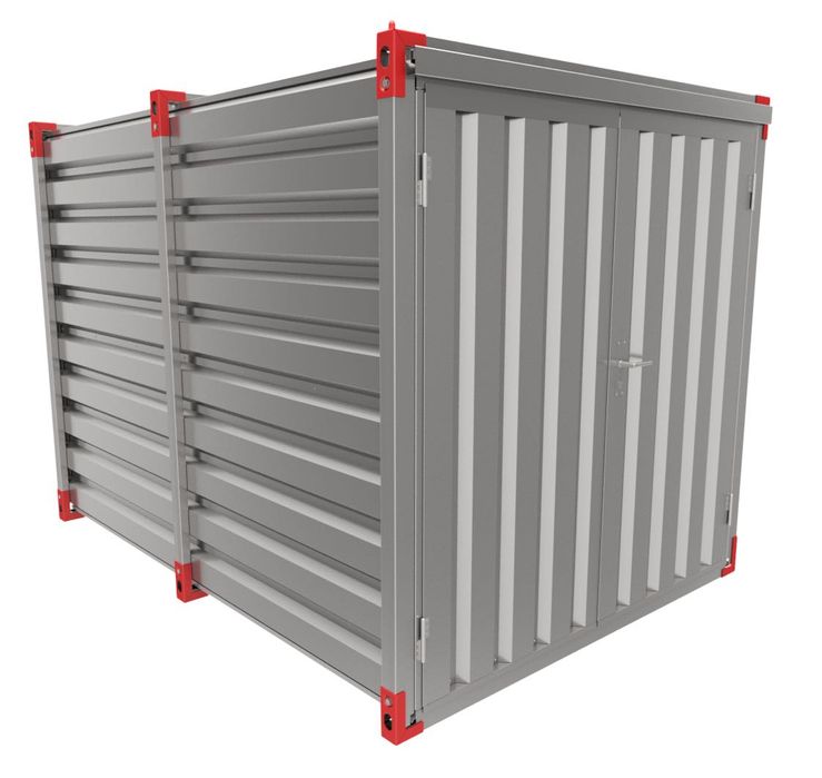 Kontener Magazynowy 2,25 m z OSADNIKIEM - Certyfikat TÜV - Oryginał KOVOBEL Czechy