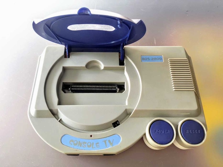 Consola de jogos vintage portátil + acessórios coleção